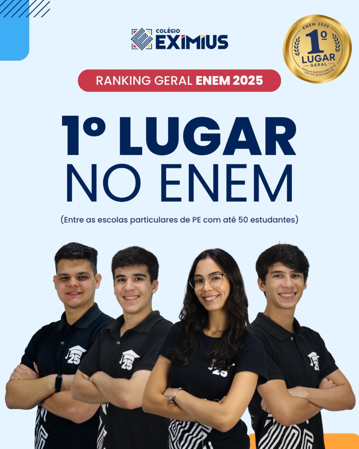 1º Lugar no ENEM