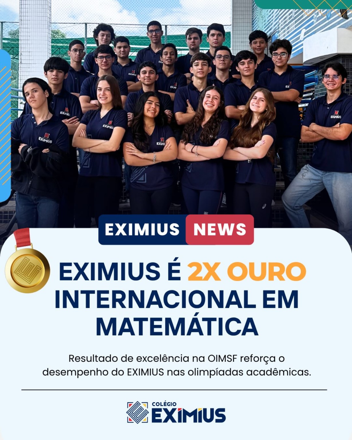 2x Ouro Internacional em Matemática