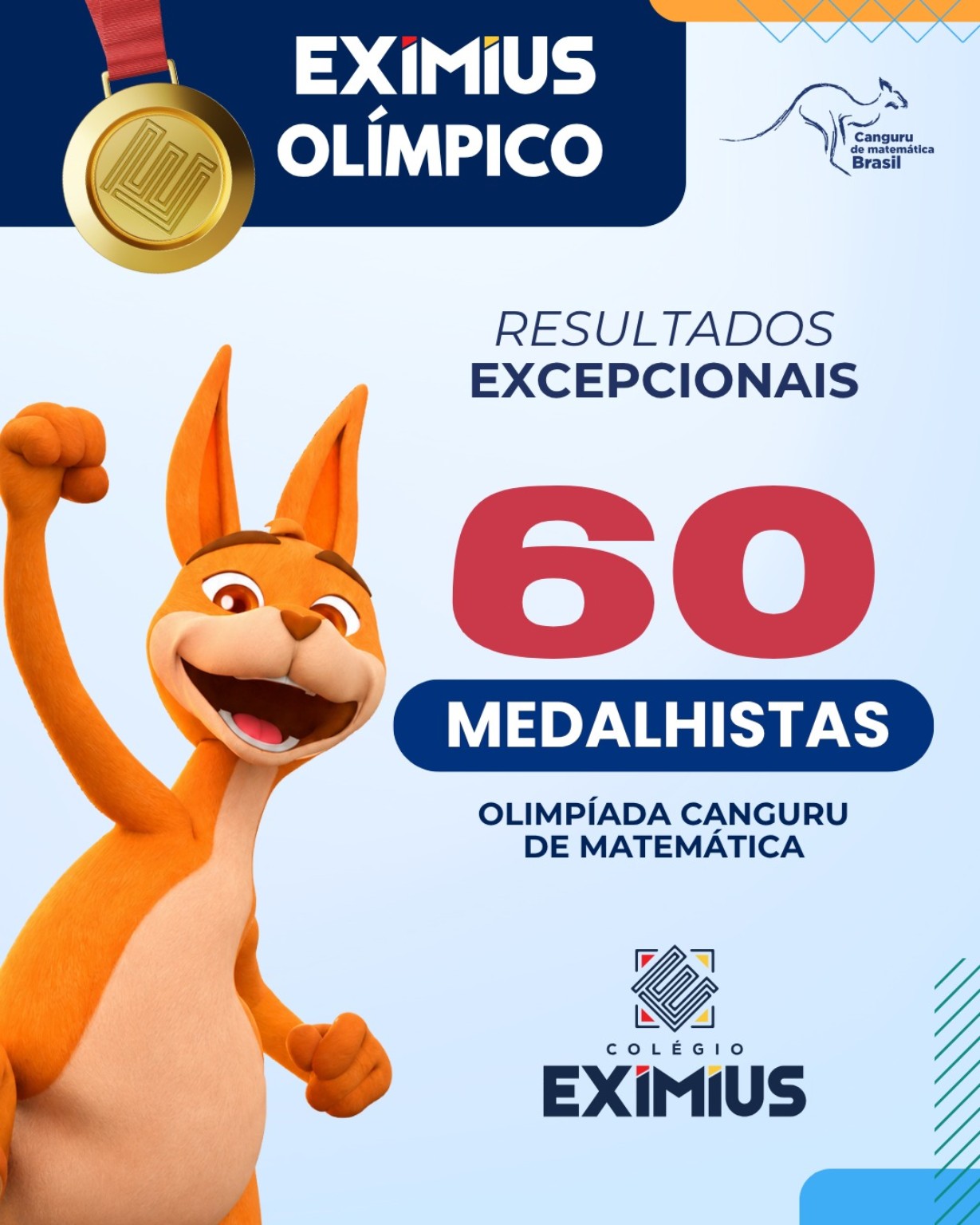 60 Medalhistas — Canguru de Matemática